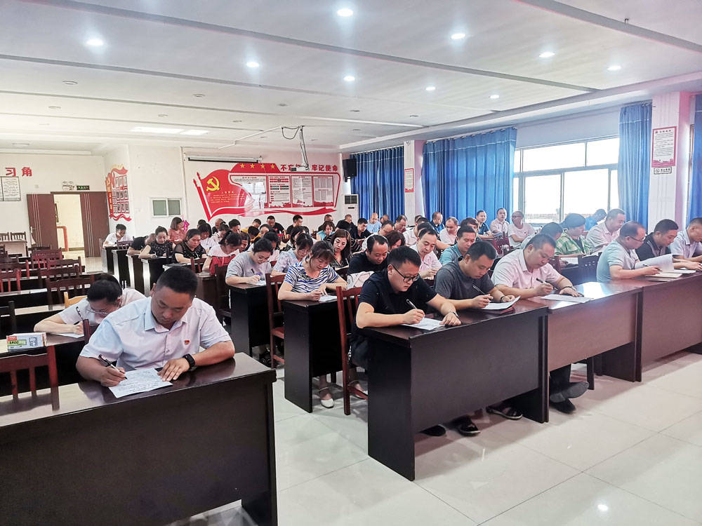 【奋斗百年路 启航新征程】蓼皋街道开展党史学习教育应知应会知识测试