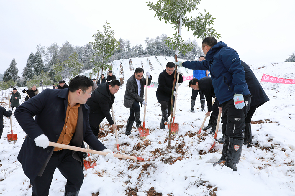 松桃开展2022年全民义务植树活动