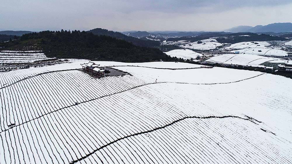 松桃：雪景美如画