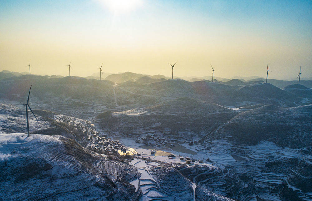 松桃：雪景美如画