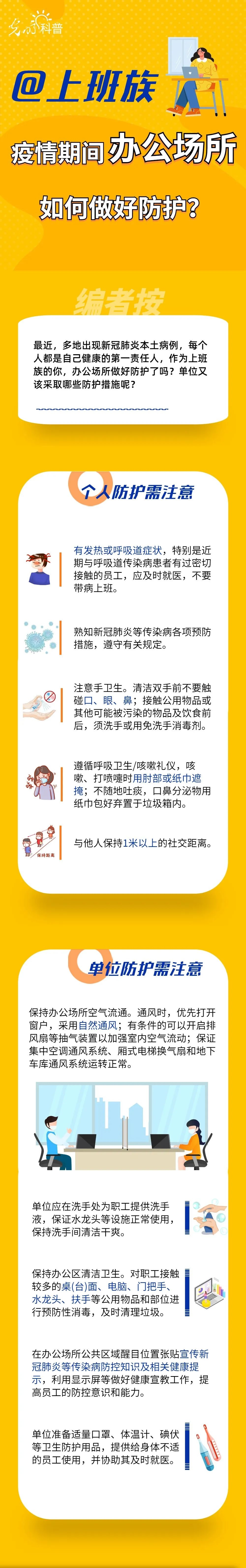 @上班族 疫情期间办公场所如何做好防护？