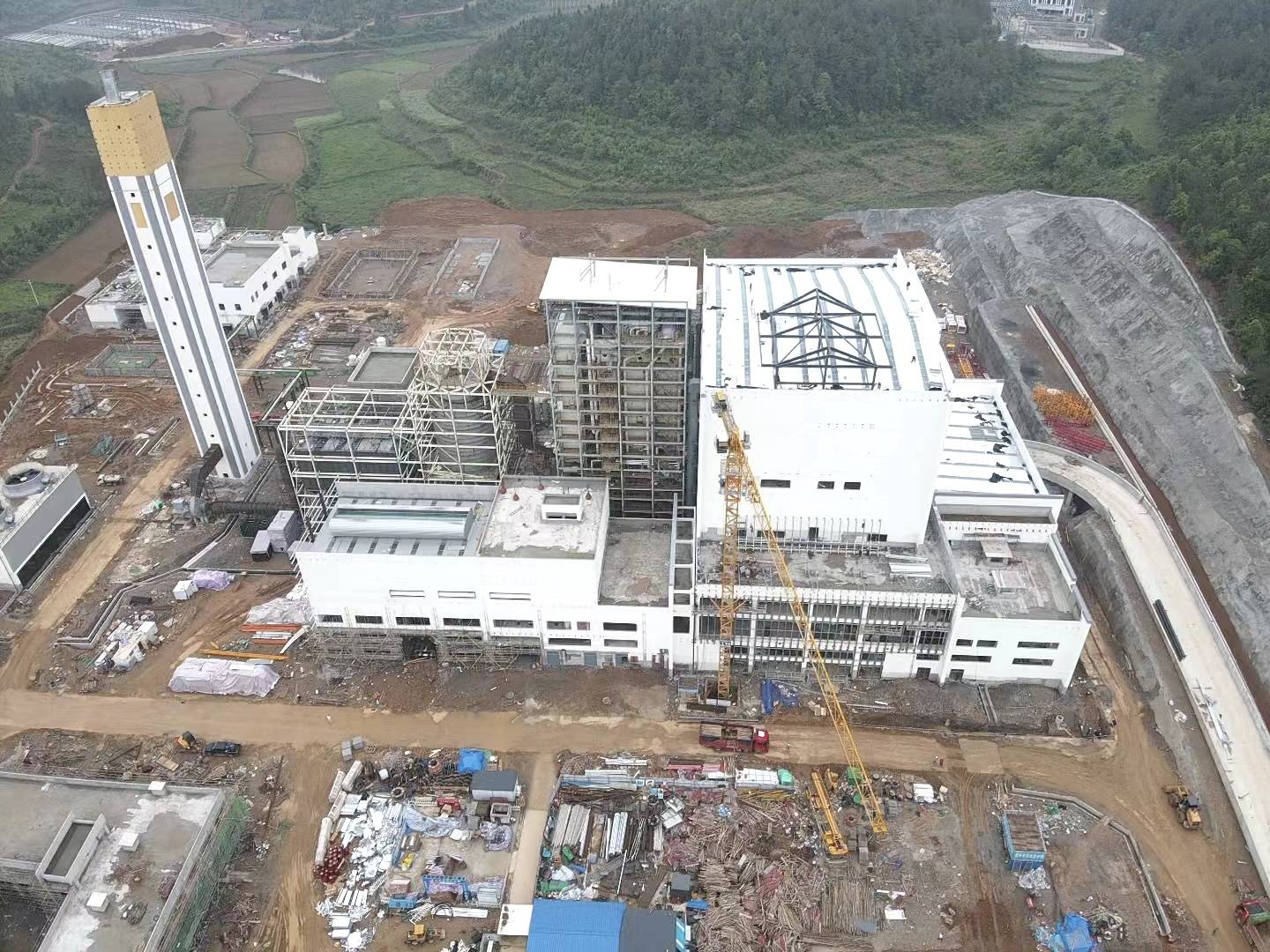 松桃重点项目假期不停工生活垃圾焚烧发电项目建设按下“加速键”