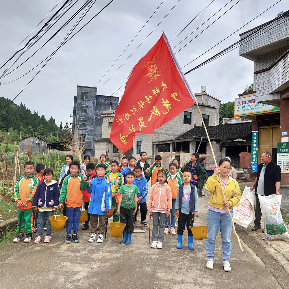 【新时代文明实践】大坪场镇开展“小手拉大手”志愿服务活动