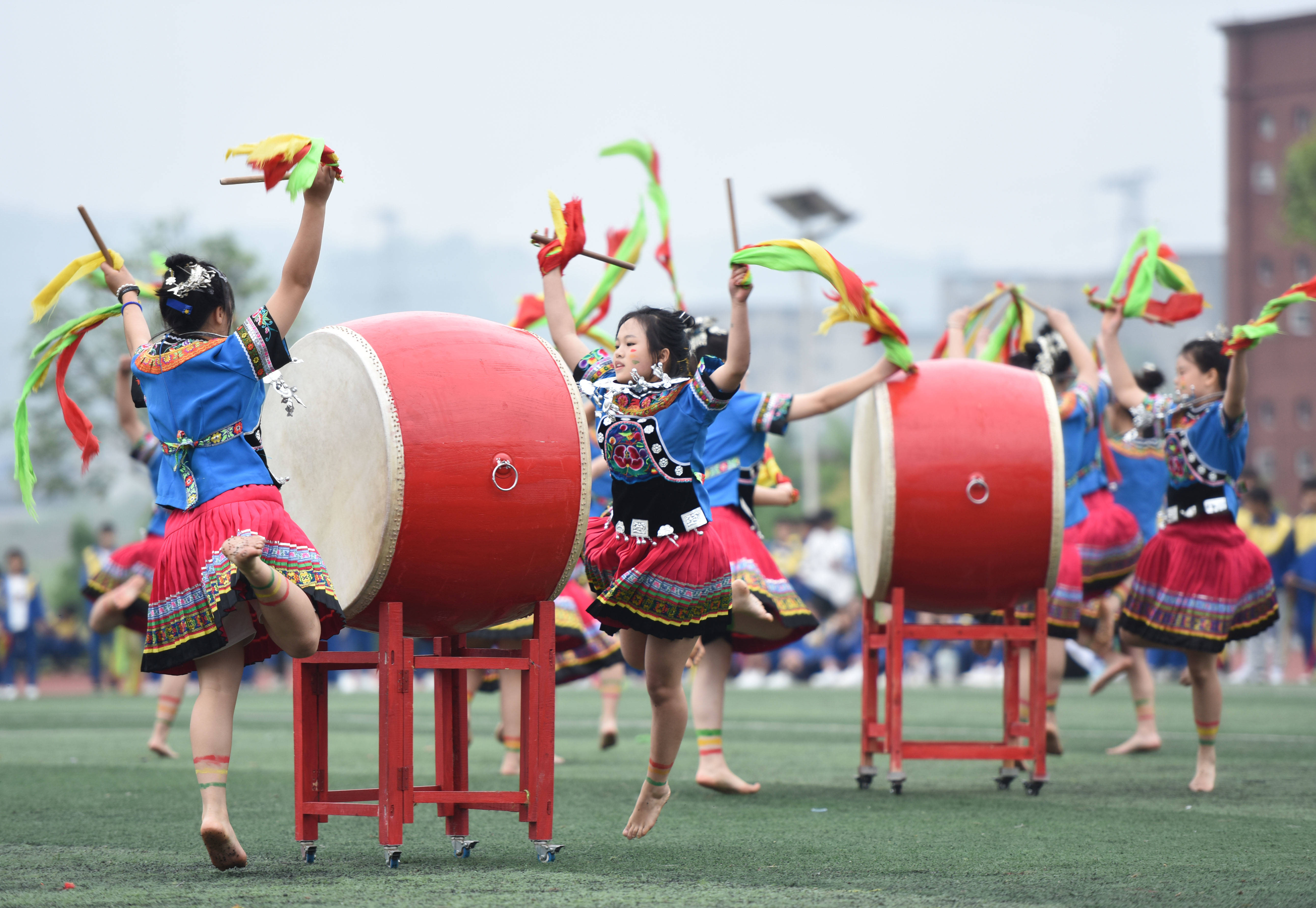 松桃：非遗花鼓进校园